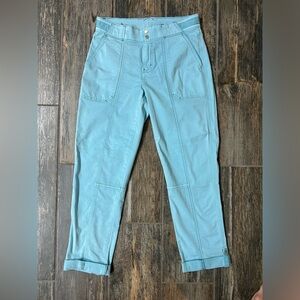 White House Black Market light turquoise blue pants size 2
